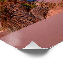 Póster Caminos de Estrella del Desierto: Palmeras y Camió