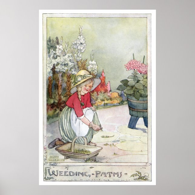 Póster Caminos de maleza por Anne Anderson (Frente)