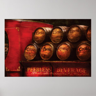 Póster Camión - Camión de cerveza