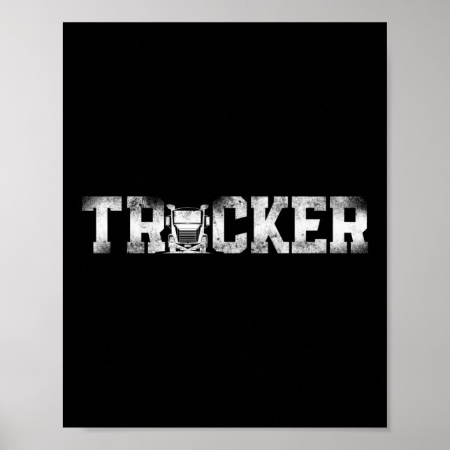 Póster Camión camionero (Frente)