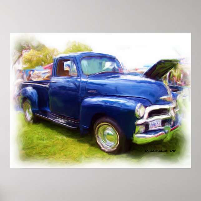 Póster Camión Chevy 1949 (Frente)
