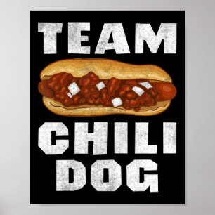 Póster Camión de alimentos Chili Con Carne Chili Dog