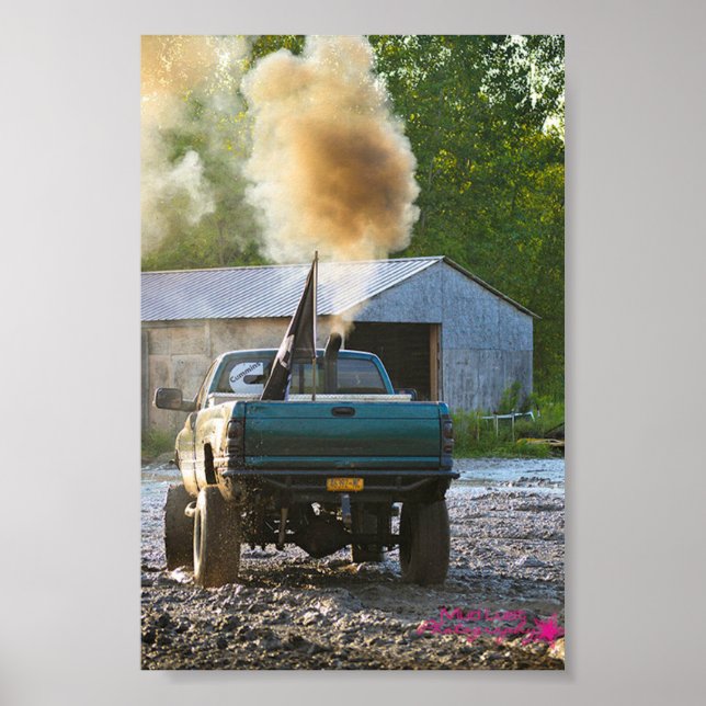 Póster Camión de barro Rollin Coal (Frente)