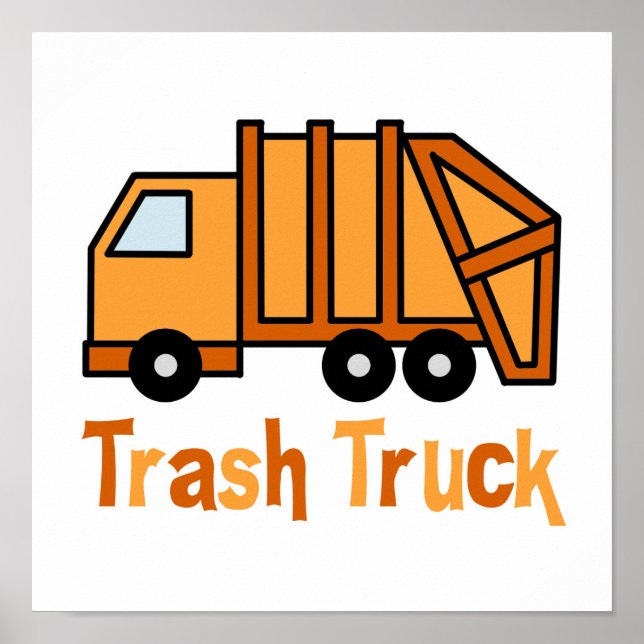 Póster Camión de basura (Frente)