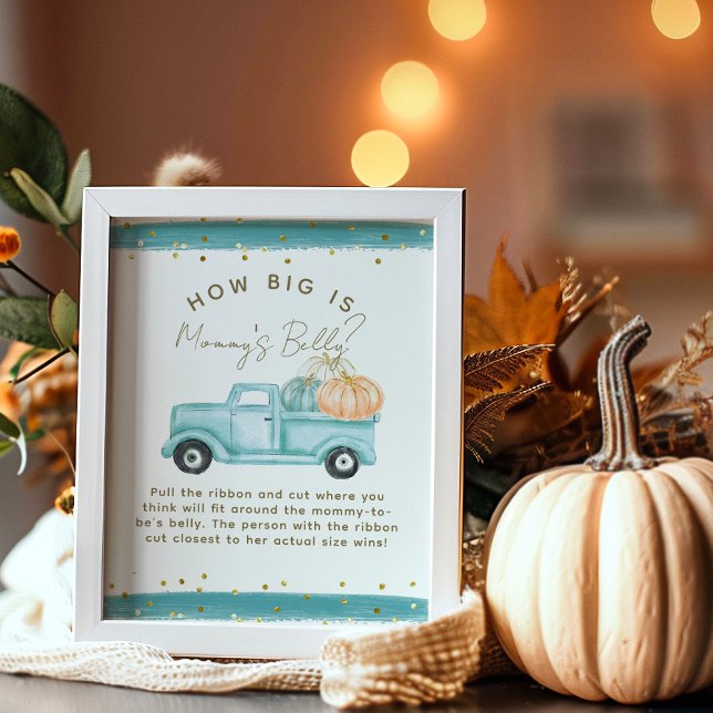 Póster Camión de calabaza azul Adivinar a mamá Belly jueg (Subido por el creador)