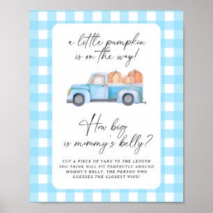 Póster Camión de calabaza - qué tan grande es el juego de