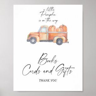 Póster Camión de calabazas - LIBROS TARJETAS Y REGALOS
