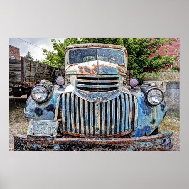 PÓSTER CAMIÓN DE CHEVROLET 1946 (Frente)