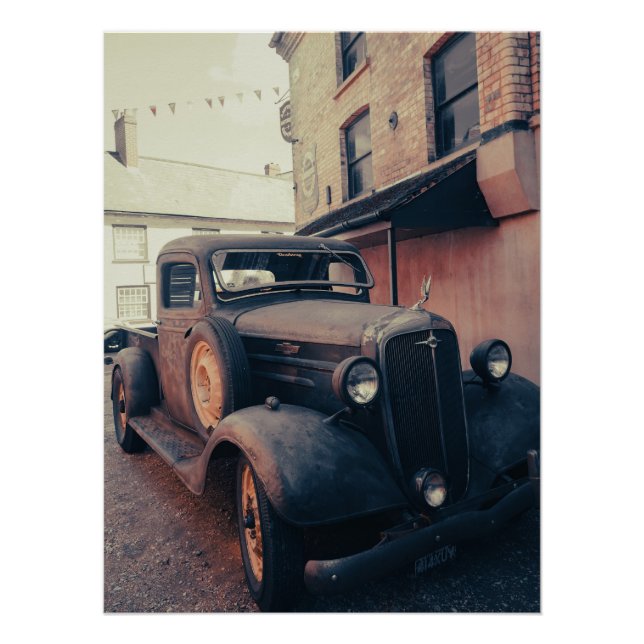 Póster Camión de cosecha (Anverso)