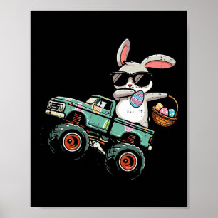 Póster Camión De Pascua Con Camión De Monstruo Niños Todd