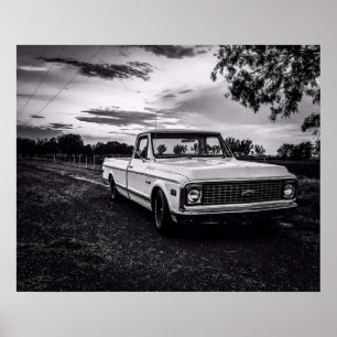 Póster Camión de recogida Chevrolet C10 Chevy
