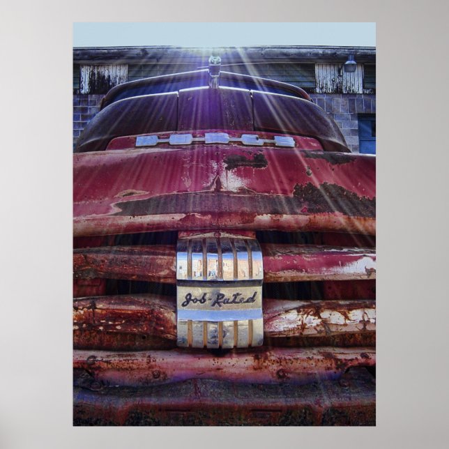 PÓSTER CAMIÓN DE RECOLECCIÓN DE DODGE DE 1951 (Frente)