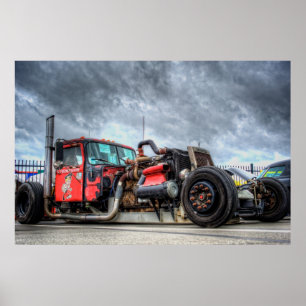 Póster Camión extremo de la rata