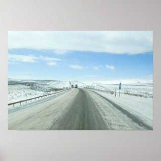 Póster Camión Interstate 80 Wyoming Estados Unidos