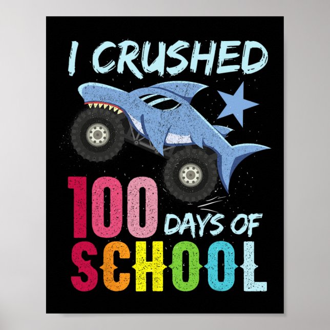 Póster Camión Monster 100 Días De Aparato Escolar (Frente)