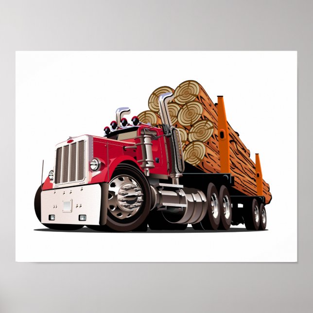 Póster camión personalizado (Frente)