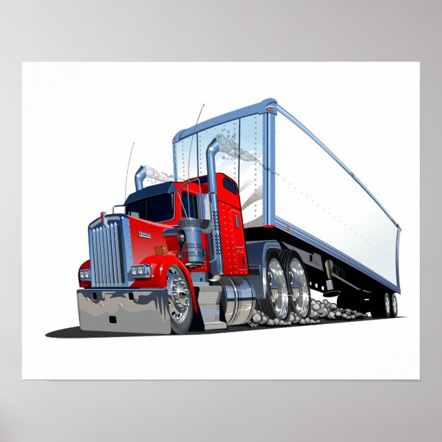 Póster camión personalizado (Frente)
