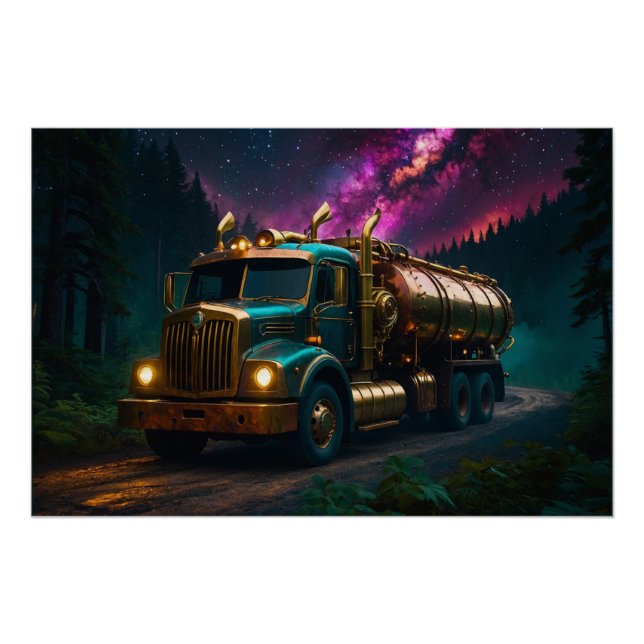 Póster Camión Steampunk Tanker (Anverso)