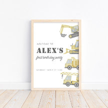 Camiones de construcción Vehículos niños Primer cu