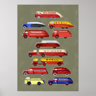 Póster Camiones Streamline