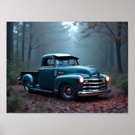 Póster Camioneta Clásica