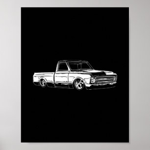 Póster Camioneta Clic 1967 C10 Camioneta C10 Custom 10 