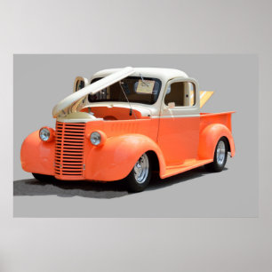 Póster Camioneta pickup restaurada 1939