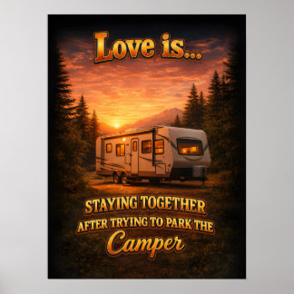 Póster Camioneta RV Vintage Contrabando