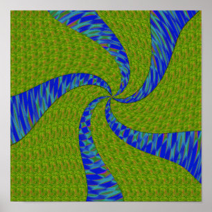 Póster Camionetas a través de la primavera......