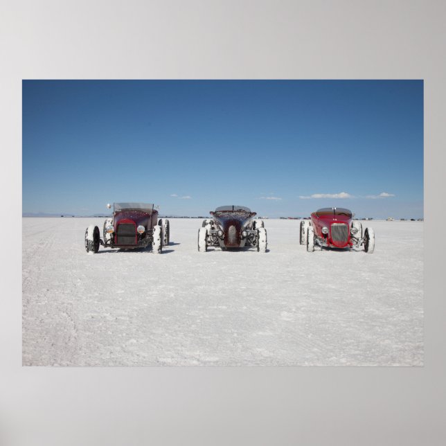 Póster Camionetas de las salinas de Bonneville (Frente)