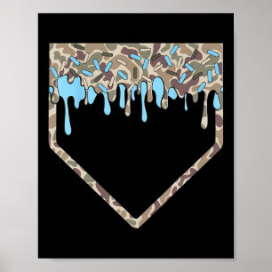 Póster Camisa Bysebyll Drip Para Niños Camo Bysebyll Home