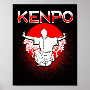 Póster Camisa de artes marciales Kenpo T Shirt Kenpo Kara