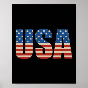 Póster Camisa de Bandera Textil de Eeuu - Bandera America
