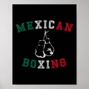 Póster Camisa de boxeo mexicana - Estilo de molestias vin