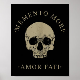 Póster Camisa De Calavera Para Hombres Y Mujeres, Memento