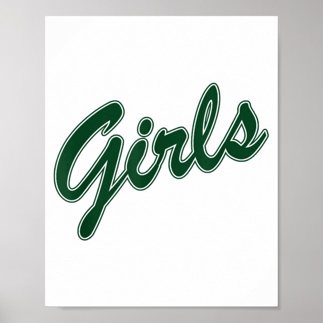 Póster Camisa de chicas - Raquel 900 Retro Estético Vinta (Frente)
