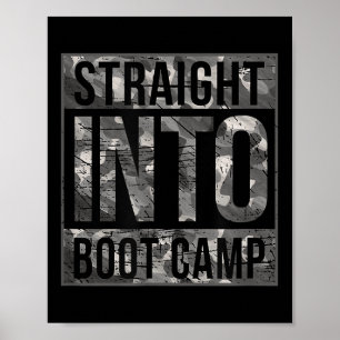 Póster Camisa De Entrenamiento Básico De Campamento De Ar