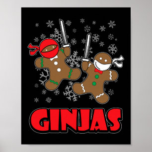 Póster Camisa de hombre de jengibre - Regalos de Navidad
