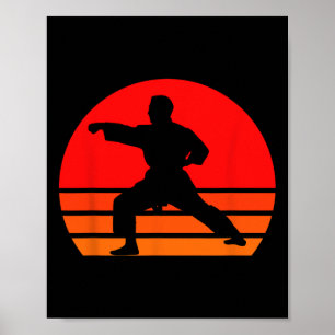 Póster Camisa de karate negro1