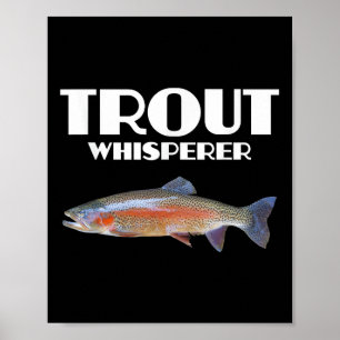 Póster Camisa de pesca de trucha - Steelhead Trucha Arcoí