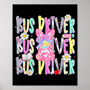 Póster Camisa de primavera colorida y linda para conducto