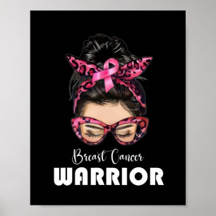 Póster Camisa de sensibilización sobre el cáncer