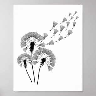 Póster Camisa De Transbordador De Dandelion Para El Repro