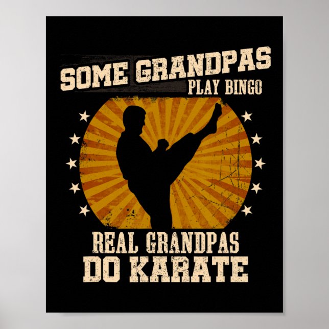 Póster Camisa del abuelo de Karate - Los verdaderos abuel (Frente)