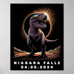 Póster Camisa Eclipse 2024 Cataratas del Niágara