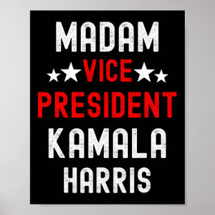 Póster Camisa feminista Kamala Harris. Herst