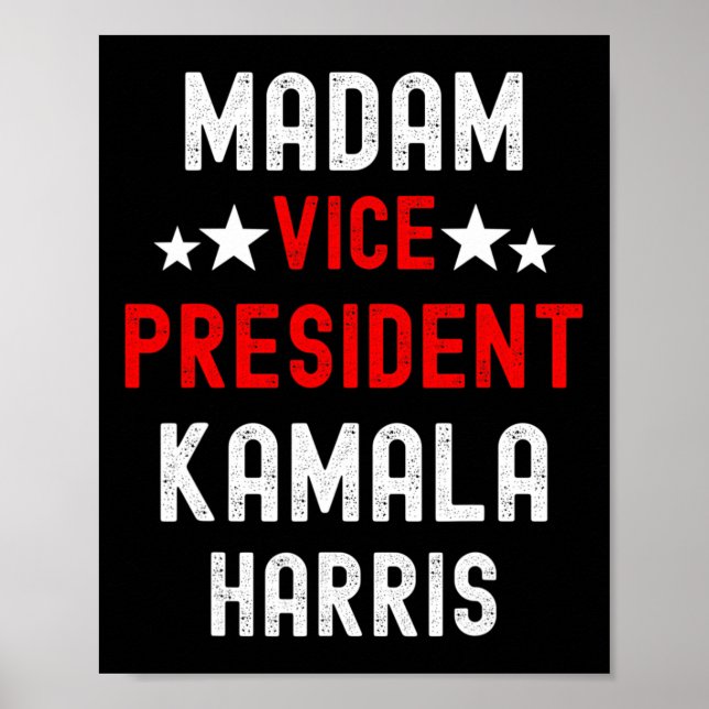 Póster Camisa feminista Kamala Harris. Herst (Frente)