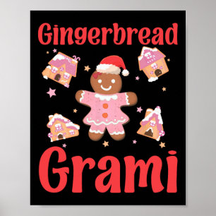 Póster Camisa Grami de pan de jengibre Mujeres Familia Na