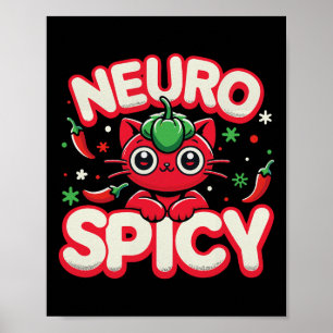 Póster Camisa Neurospicante - Autismo Ada Neurodivergente