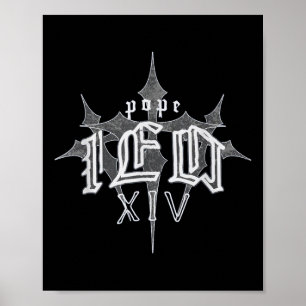 Póster Camisa Papa Leo Xiv - Nuevo Papa 2025 Católico